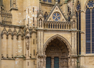 Fototapeta na wymiar Metz Cathedral in France