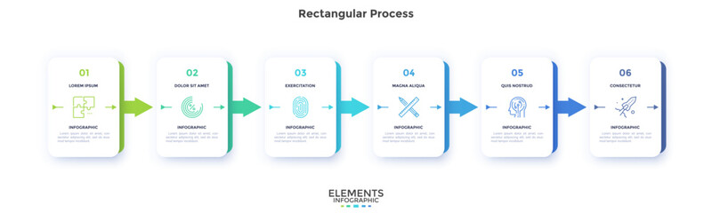 Modern Vector Infographic Template In Minimalistic Style