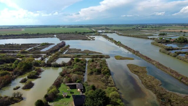 Marano reserve and lagoon. Protected oasis and historic village