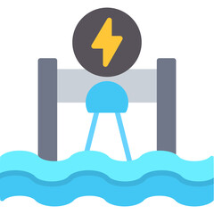 Hydroelectricity Icon