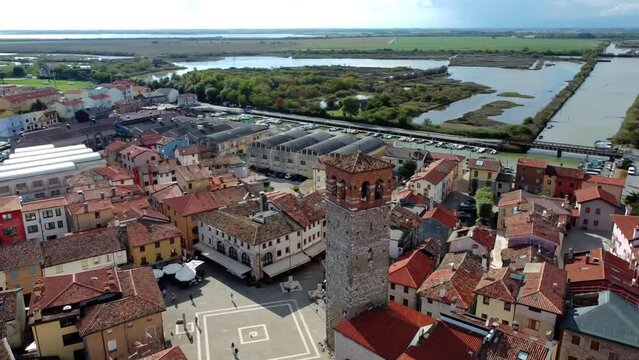 Marano reserve and lagoon. Protected oasis and historic village