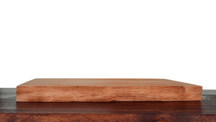 empty wooden floor for displaying works or objects