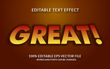 Great Editable Text Effect