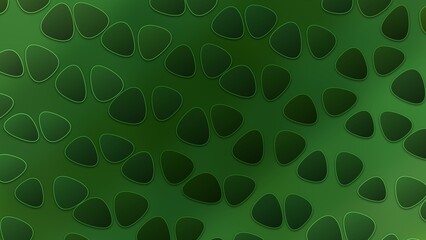 Fototapeta premium Illustration of a green patterned background