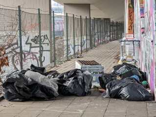 Illegal waste disposal: bulky waste and garbage bags