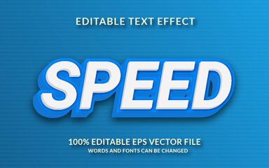 Obraz premium Speed editable text effect