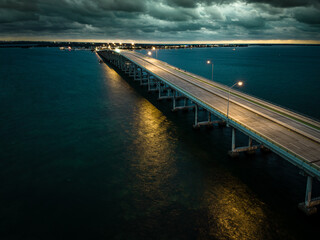 Sunrise over Macarthur Causeway