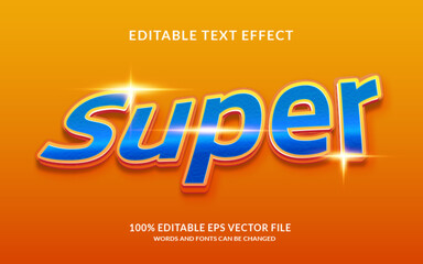Super Editable text effect
