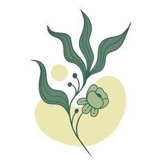 Abstract Floral Blob