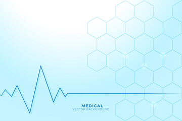 Abstract design of medical background vector. Modern background template vector