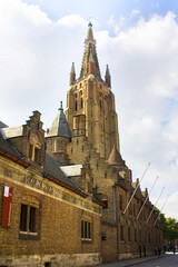 Fototapeta na wymiar Church of Our Lady in Brugge, Belgium 