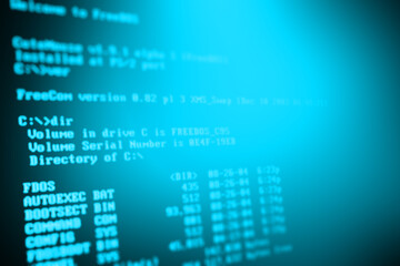 Programming code abstract technology background