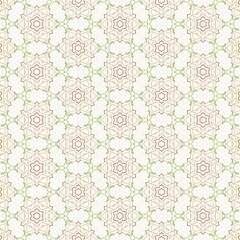 Abstract seamless floral pattern on cream background for fabric and wallpapers.