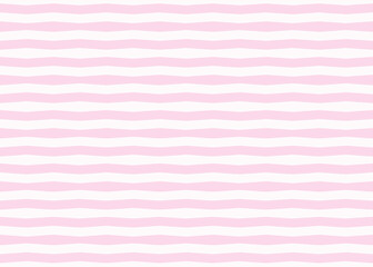 Seamless pattern with striped pastel pink and white diagonal lines. Horizontal stripes background pattern, texture