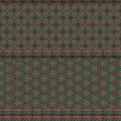 Abstract seamless pattern in green colors for wallpapers and decorative papers.