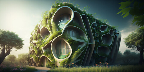 Green building technology has revolutionized the way we think about sustainable architecture. By utilizing parametric design and solapunk eco-architecture, generative ai