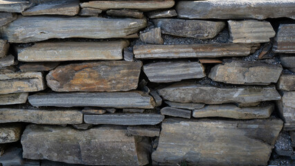 Field stone wall backdrop 