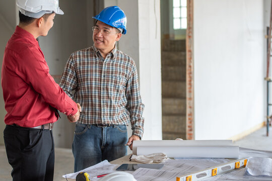 Group of Engineer United Hands or join hand