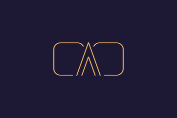 CAC letter minimal typography logo Design, CAC line design, CAC line logo design for company 