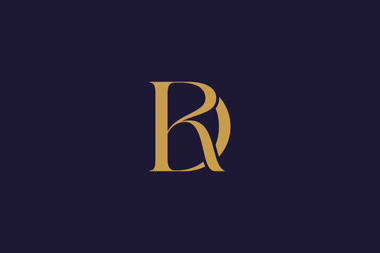 RD letter typography luxury logo design, DR logo design for a fashion brand, Company logo
