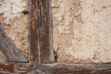 Fachwerk Haus Fassade  - Handwerk Holz Hintergrund