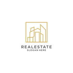  Real estate logo. Isolated in white background.