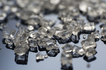 macro photo of sugar crystal