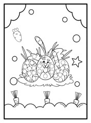 Bunny. Coloring Book for Kids