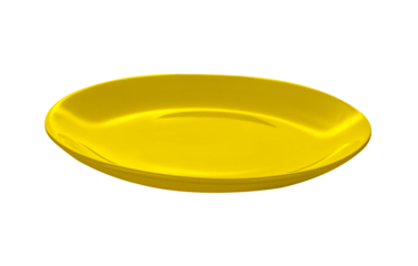 gold plate isolated on transparent png