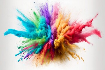 Naklejka premium Paint Explosion
