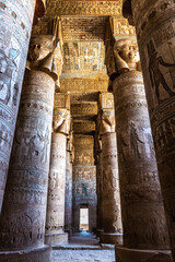 Dendera temple in Luxor, Egypt