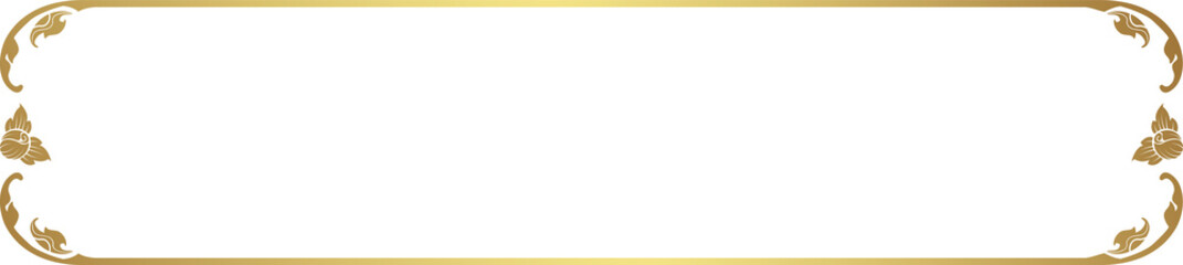 Asian style luxury gold labels, frame  png file for decoration cover book sticker or invitation card