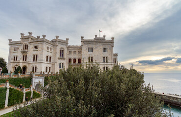 Fototapeta na wymiar Castello Miramare Trieste