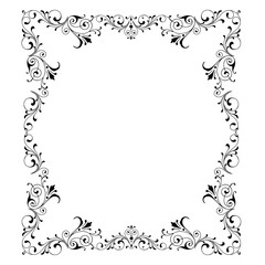 frames in vintage style with elements of ornament, art, pattern, background, texture