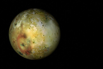 Io, the moon of Jupiter - Solar System © BreizhAtao