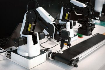 Robotic arm for automatic transportation  objects.
