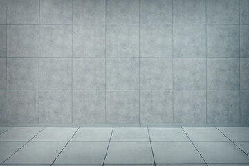 Style horror color background of gray marble tiles.