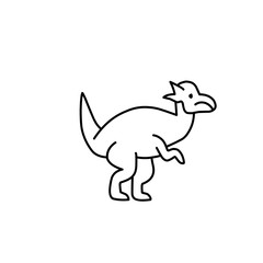 Dinosaur Line Icon