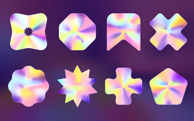 Obraz premium 8 Holographic Stickers