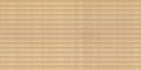 Old craft corrugated carton seamless pattern with grainy texture. Beige blank cardboard. Recycled package paper sheet vector illustration. Abstract grunge background. Aged journal or newspaper page