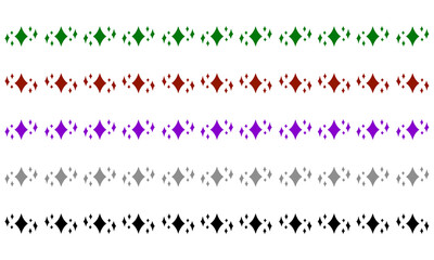 キラキラのラインのセット　落ち着いた色