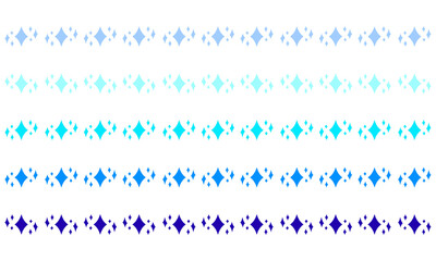 キラキラのラインの青系セット