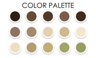 Large color palette for design. Vector illustration