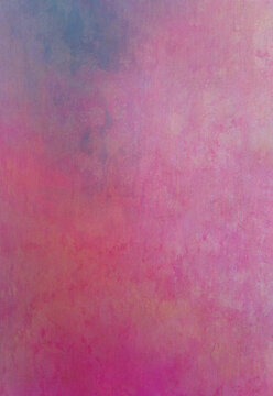 pink watercolours on textured surface - Waldorf painting on uneven surface - vintage feeling