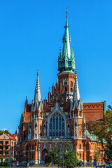 Fototapeta premium Church of St. Joseph, Krakow, Poland