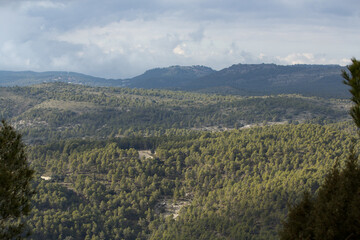 Fototapeta na wymiar Parque Natural de la Sierra de Mariola, Comunidad Valenciana