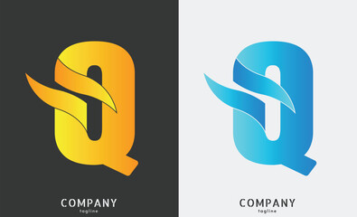 Q letter logo vector design template elements
