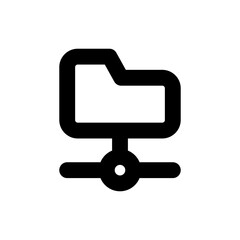 folder line icon