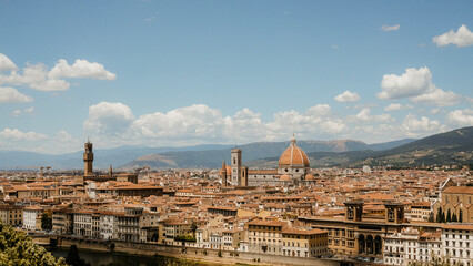 Obraz premium firenze italia florence italy buildings Church streets architecture athedral, religion, ancient, catholic