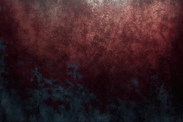 Dark grunge background with scratches, Scary red dark walls, concrete cement texture for background. Generative AI.
